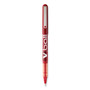 Pilot VBall Liquid Ink Rollerball Pen, Stick, Extra-Fine 0.5 mm, Red Ink, Red/Clear Barrel, Dozen
