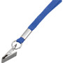 Advantus Metal Flat Clip Lanyard, 36" Long, Blue, 100/Pack