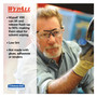 WypAll X90 Cloths, BRAG Box, 2-Ply, 11.1 x 16.8, Denim Blue, 136/Carton
