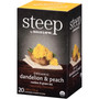 Bigelow steep Tea, Dandelion and Peach, 1.18 oz Tea Bag, 20/Box (BTC17715) View Product Image