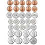 Ashley US Coin Money Set Die-cut Magnets - Theme/Subject: Learning - Skill Learning: Visual