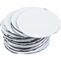 MasterVision Magnetic Color Coding Dots - 3/4" Diameter - Round - White - Vinyl