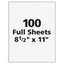 Avery Durable Permanent ID Labels with TrueBlock Technology, Laser Printers, 8.5 x 11, White, 50/Pack