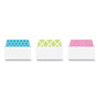 Avery Ultra Tabs Repositionable Tabs, Fashion Patterns: 2" x 1.5", 1/5-Cut, Assorted Colors, 24/Pack (AVE74774) View Product Image