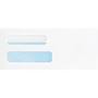 Business Source Double Window No. 8-5/8 Check Envelopes - Double Window - #8 5/8 - 8 5/8" Width x 3 5/8" Length - 24 lb - Self-sealing