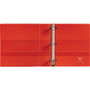 Avery Heavy-Duty Non-View Binder with DuraHinge and One Touch EZD Rings, 3 Rings, 1.5" Capacity, 11 x 8.5, Red