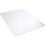 Lorell Nonstudded Chairmat - Tile Floor, Vinyl Floor, Hardwood Floor - 48" Length x 36" Width x 0.060" Thickness - Rectangular - Vinyl - Clear