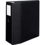 Avery Heavy-Duty Non-View Binder, DuraHinge, Three Locking One Touch EZD Rings, Spine Label, Thumb Notch, 5" Cap, 11 x 8.5, Black