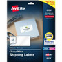 Avery Shipping Labels, Glossy White, 2" x 4" , 250 Total (6528) - 2" Width x 4" Length - Permanent Adhesive - Rectangle - Inkjet, Laser - White
