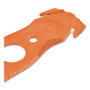 Westcott Safety Cutter, 1.2" Blade, 5.75" Plastic Handle, Orange, 5/Pack (ACM17521) View Product Image