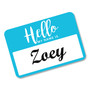 Avery Flexible Adhesive Name Badge Labels, "Hello", 3 3/8 x 2 1/3, Assorted, 120/PK (AVE8722) View Product Image