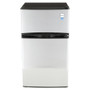 Avanti Counter-Height 3.1 Cu. Ft Two-Door Refrigerator/Freezer, Black/Stainless Steel