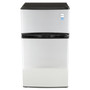 Avanti Counter-Height 3.1 Cu. Ft Two-Door Refrigerator/Freezer, Black/Stainless Steel