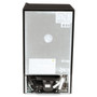 Avanti Counter-Height 3.1 Cu. Ft Two-Door Refrigerator/Freezer, Black/Stainless Steel