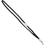 Advantus Antimicrobial ID Security Badge Lanyard Combo, Horizontal, Clear 4.13" x 2.88" Holder, 3.5" x 2.25" Insert, 36" Cord, 20/Pack