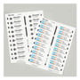 Avery The Mighty Badge Name Badge Inserts, 1 x 3, Clear, Laser, 20/Sheet, 5 Sheets/Pack (AVE71210) View Product Image