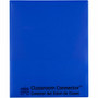 C-Line Classroom Connector Letter Report Cover - 8 1/2" x 11" - 2 Internal Pocket(s) - Blue