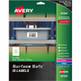 Avery Surface Safe ID Label - 2" Width x 3 1/2" Length - Removable Adhesive - Rectangle - Laser, Inkjet - White