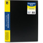 C-Line Bound Sheet Protector Presentation Book, 24 Letter-Size Sleeves, Black
