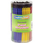 Creativity Street Canister of Paint Brushes - Plastic Handle