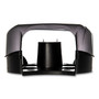 San Jamar Single 9" Jumbo Tissue Dispenser, Oceans, 10.25 x 5.63 x 12, Transparent Black Pearl (SJMR2090TBK) View Product Image