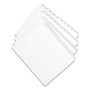 Avery Preprinted Legal Exhibit Side Tab Index Dividers, Allstate Style, 26-Tab, X, 11 x 8.5, White, 25/Pack (AVE82186) View Product Image