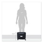 Storex Single-Drawer Mobile Filing Cabinet, 1 Legal/Letter-Size File Drawer, Black, 14.75" x 18.25" x 12.75"