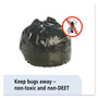 Stout by Envision Insect-Repellent Trash Bags, 35 gal, 2 mil, 33" x 45", Black, 80/Box