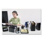 Artistic Urban Collection Punched Metal Letter Sorter, 3 Sections, DL to A6 Size Files, 6.5" x 3.25" x 5.5", White