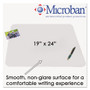 Artistic KrystalView Desk Pad with Antimicrobial Protection, Matte Finish, 24 x 19, Clear