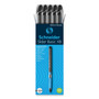Schneider Slider Basic Ballpoint Pen, Stick, Extra-Bold 1.4 mm, Black Ink, Black Barrel, 10/Box