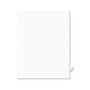 Avery Preprinted Legal Exhibit Side Tab Index Dividers, Avery Style, 10-Tab, 73, 11 x 8.5, White, 25/Pack, (1073)
