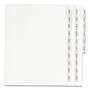 Avery Preprinted Legal Exhibit Side Tab Index Dividers, Avery Style, 26-Tab, Exhibit A to Exhibit Z, 11 x 8.5, White, 1 Set, (1370)