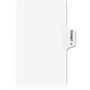 Avery-Style Preprinted Legal Side Tab Divider, 26-Tab, Exhibit V, 11 x 8.5, White, 25/Pack, (1392)