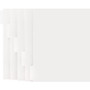 Business Source Straight Collated Print-on Tab Divider - Print-on Tab(s) - 5 Tab(s)/Set - 9" Divider Width x 11" Divider Length - Letter - White Divider
