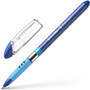 Schneider Slider Basic Ballpoint Pen, Stick, Medium 0.8 mm, Blue Ink, Blue Barrel, 10/Box