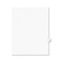 Avery Preprinted Legal Exhibit Side Tab Index Dividers, Avery Style, 26-Tab, S, 11 x 8.5, White, 25/Pack, (1419)