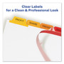 Avery Print and Apply Index Maker Clear Label Dividers, 8-Tab, Color Tabs, 11 x 8.5, White, Traditional Color Tabs, 1 Set