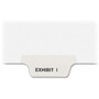 Avery-Style Preprinted Legal Bottom Tab Divider, 26-Tab, Exhibit I, 11 x 8.5, White, 25/PK