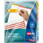 Avery Index Maker Index Divider - 40 x Divider(s) - 8 Tab(s) - 8 - 8 Tab(s)/Set - 8.5" Divider Width x 11" Divider Length