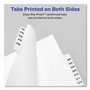 Avery-Style Preprinted Legal Bottom Tab Dividers, 26-Tab, Exhibit Y, 11 x 8.5, White, 25/Pack