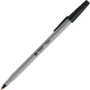 Business Source Bulk Pack Ballpoint Stick Pens - Medium Pen Point - Black Ink - Tungsten Carbide Tip