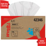 WypAll L10 Towels, POP-UP Box, 1-Ply, 10.25 x 9, White, 250/Box, 24 Boxes/Carton (KCC42346) View Product Image