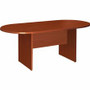 Lorell Essentials Oval Conference Table - Cherry Oval Top - 72" Table Top Length x 70.88" Table Top Width x 35.38" Table Top Depth x 1.25" Table Top Thickness - 29.50" Height - Conferencing - Assembly Required