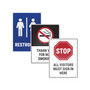 Avery Surface Safe Removable Label Safety Signs, Inkjet/Laser Printers, 3.5 x 5, White, 4/Sheet, 15 Sheets/Pack