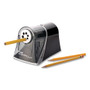 Westcott iPoint Evolution Axis Pencil Sharpener, AC-Powered, 5 x 7.5 x 7.25, Black/Silver