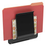 deflecto Stand Tall Wall File, Legal/Letter/Oversized Size, 9.25" x 10.63", Black