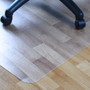 Floortex Cleartex Advantagemat Phthalate Free PVC Chair Mat for Hard Floors, 53 x 45, Clear (FLRPF1213425EV) View Product Image