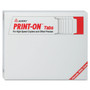 Avery Customizable Print-On Dividers, 3-Hole Punched, For Xerox 5090 Copiers,  5-Tab, 11 x 8.5, White, 30 Sets