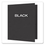 Oxford Twin-Pocket Folders with 3 Fasteners, 0.5" Capacity, 11 x 8.5, Black 25/Box (OXF57706) View Product Image